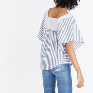 Madewell Butterfly Top in Stripe Play